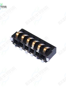 9155006852006[连接器CONN SPRING BATTERY 6POS R/A SMD]