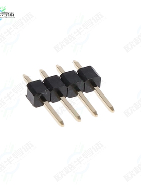G800W304018EU[连接器PIN HEADER 2.54MM PITCH STR DIP,]