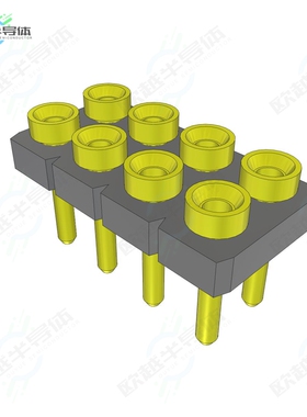 SDL-104-T-10[连接器CONN RCPT .100 8POS DUAL GOLD]