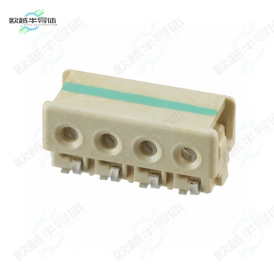 2-2106431-4[连接器CONN WIRE IDC 4POS 22AWG SMD RA]
