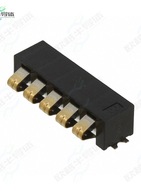 9155005541006[连接器CONN SPRING BATTERY 5POS R/A SMD]