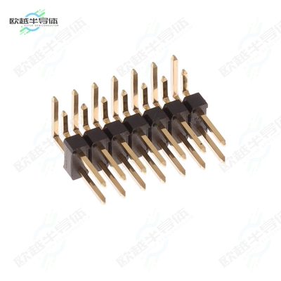 10129382-914002BLF[连接器CONN HEADER R/A 14POS 2.54MM]