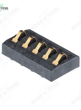 9155005401006[连接器CONN SPRING BATTERY 5POS SMD]