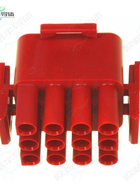 1-480708-2[连接器CONN PLUG HSG 12POS RED]