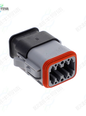 AT06-08SA-SRGRY[连接器CONN PLUG HSG 8POS 14-20AWG]