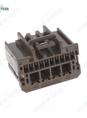 349690142[连接器CONN RCPT HSG 14POS BRN]