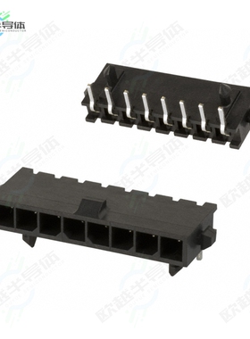 2-1445098-8[连接器CONN HEADER R/A 8POS 3MM]