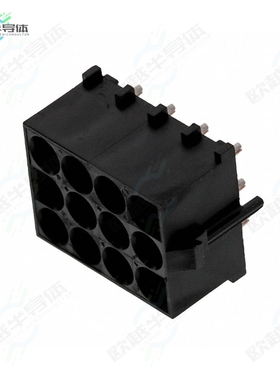 643428-3[连接器CONN HDR 12POS 0.25 GOLD PCB]