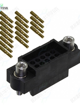 M83-LFD1F2N18-0000-000[连接器CONN RCPT 18POS CRIMP 22AWG GOL