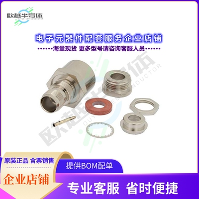 PE44173[连接器75 Ohm TNC Female Bulkhead Mount]