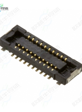 AXE520124[连接器CONN SOCKET 20POS SMD GOLD]