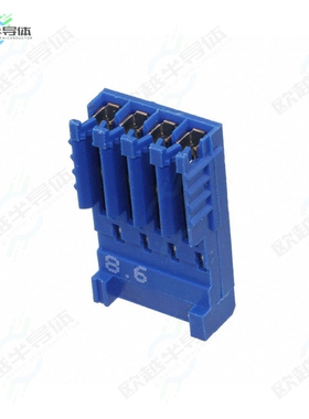 281786-4[连接器CONN PLUG 4POS IDC 26-28AWG TIN]