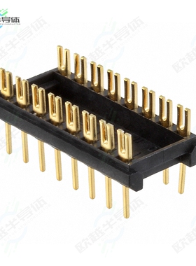 16-600-11[连接器CONN HDR DIP FORK 16POS GOLD]