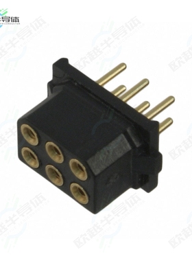 M80-8870601[连接器CONN RCPT 6POS 0.079 GOLD PCB]