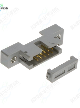 4610-6055[连接器CONN PLUG 10P IDC 26-28AWG GOLD]