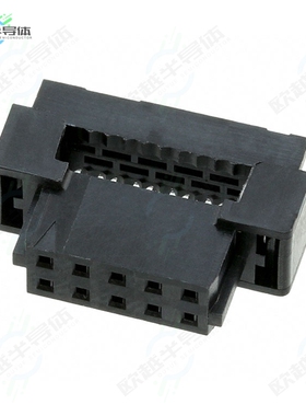 875681063[连接器CONN RCPT 10POS IDC 28AWG GOLD]