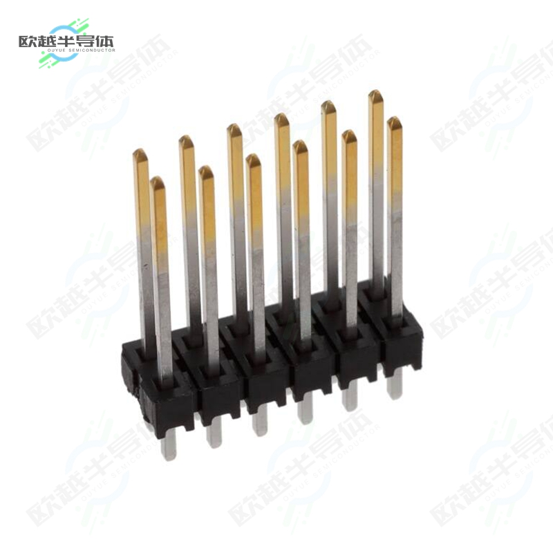 TSW-106-15-L-D[连接器CONN HEADER 12POS .100 T/H GLD]