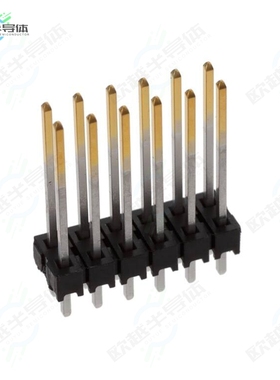 TSW-106-15-L-D[连接器CONN HEADER 12POS .100 T/H GLD]
