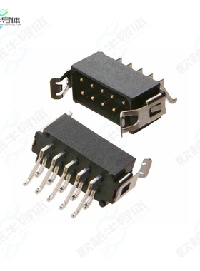 M80-6661022[连接器CONN HEADER SMD R/A 10POS 2MM]