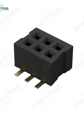 BC084-06-A-0390-L-C[连接器CONN RCPT 6POS 0.039 GOLD SMD]