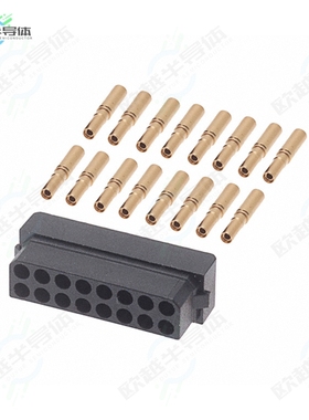 M80-8891605[连接器CONN RCPT 16POS CRIMP 22AWG GOLD]