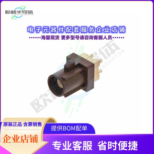 RF55-30F-T-00-50-G-SH[连接器FAKRA PLUG SMB TYPE: VERTICAL, S