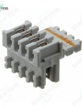 284932-4[连接器CONN RCPT 4POS IDC 22-24AWG TIN]