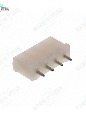 350430-4[连接器CONN HEADER VERT 4POS 6.35MM]