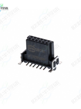 15220122601000[连接器CONN RCPT 12POS 0.05 GOLD SMD]