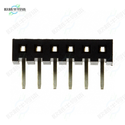 NPPN061FGGN-RC[连接器CONN HDR 6POS 0.079 GOLD PCB R/A]