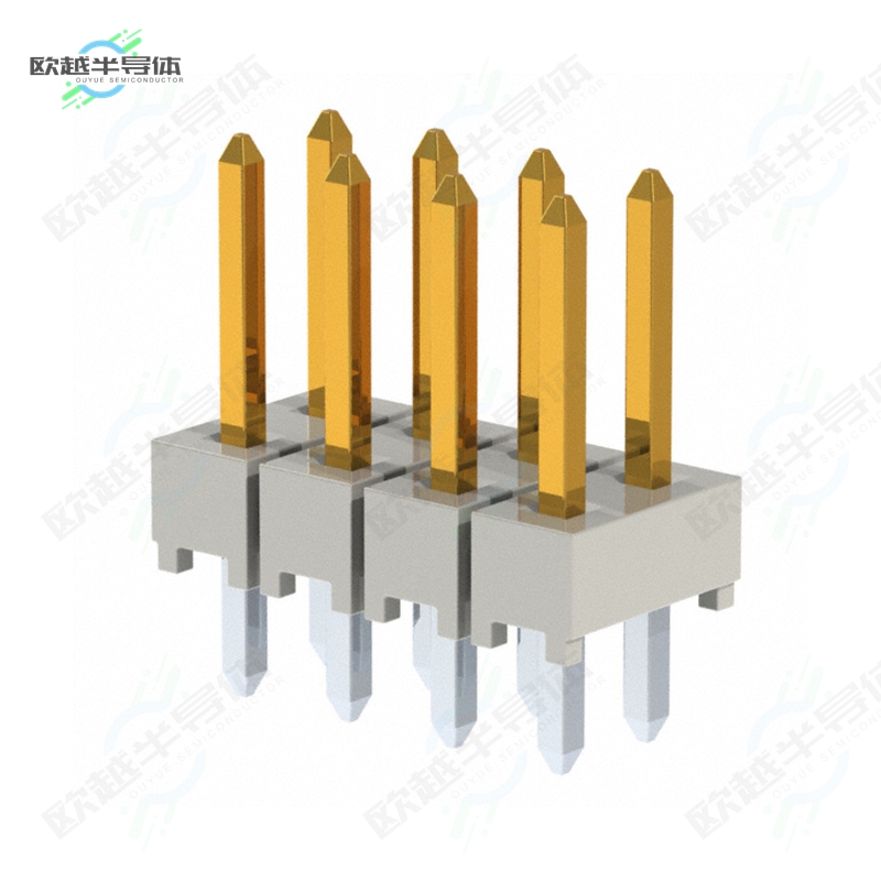 HTSW-104-07-FM-D[连接器CONN HEADER VERT 8POS 2.54MM]