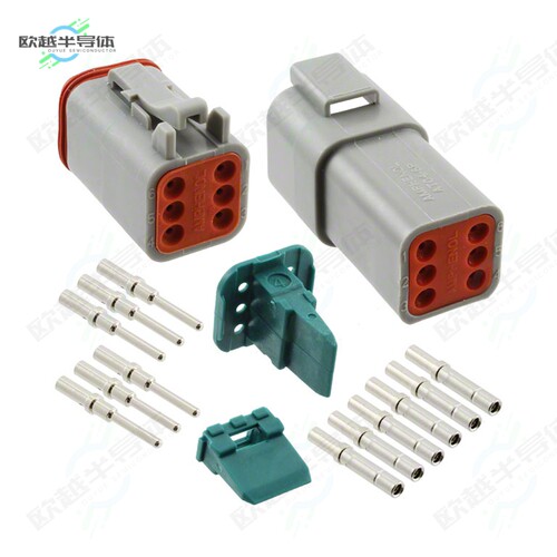 AT6PS-CKIT[连接器CONN PLUG&RCPT 6P CRIMP 16-18AWG]