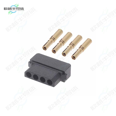 M80-8450445[连接器CONN RCPT 4P CRIMP 24-28AWG GOLD]