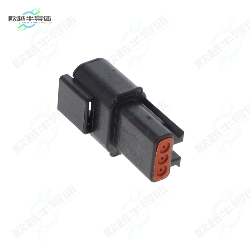 DTMH04-3PA[连接器REC, 3P, BLK, N, HI TEMP, A]