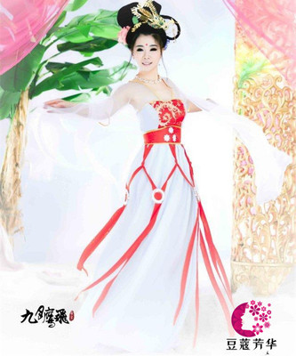 影视嫦娥飞天古典汉服