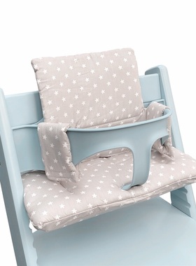 宝宝成长椅坐垫适用stokk儿童餐椅靠垫婴儿吃饭椅垫椅套配件加厚