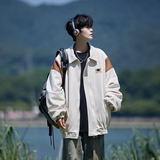 相机片新款港风宽松休闲棒球服夹克百搭外套男6631P88控118，男装夹克，电商A029A