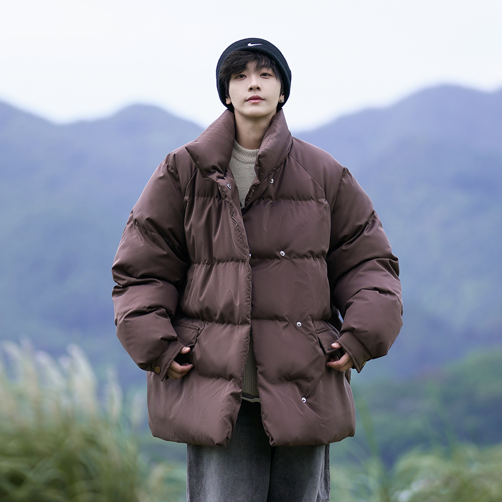 相机少年感棉服纯色外套潮牌棉袄 男装加厚棉衣 2908 P105控148，男装棉衣，电商A029A