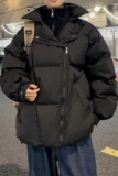外景棉服双领假两件外套棉袄男保暖休闲加厚棉衣6658P120控178，男装棉衣，电商A029A