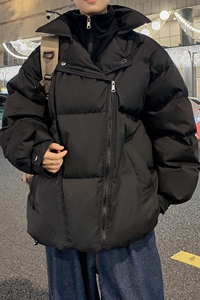 外景棉服双领假两件外套棉袄 男保暖休闲加厚棉衣 6658 P120控178图片