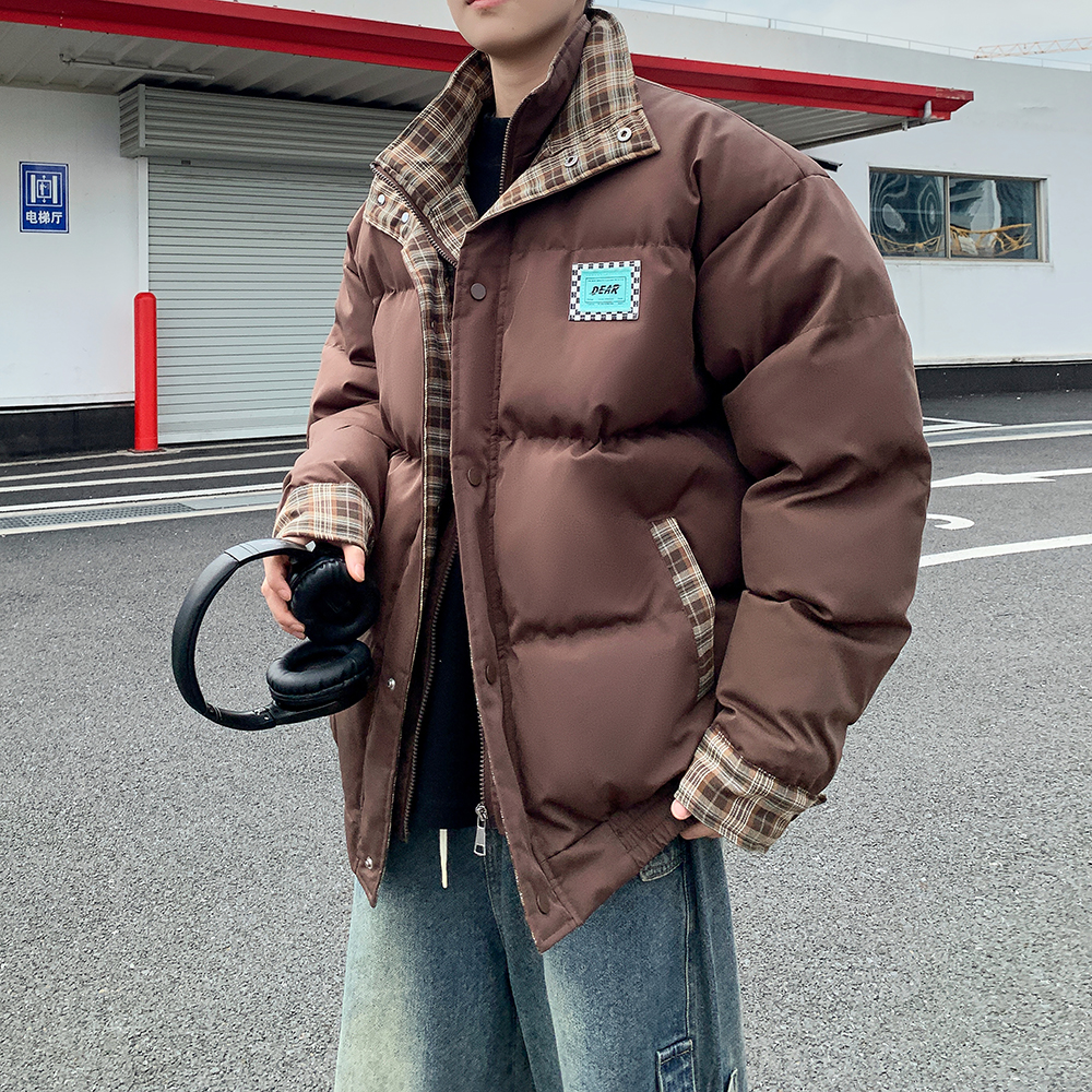 2025港风外景棉服休闲外套棉袄潮男宽松加厚棉衣6668P120控178，男装棉衣，电商A029A