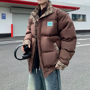 冬装港风外景棉服休闲外套棉袄潮男宽松加厚棉衣 6668 P120控178图片