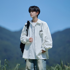 相机片 2025大码长袖衬衫 港风秋季男纯色衬衣 666 P48控68，男装衬衫，电商A029A