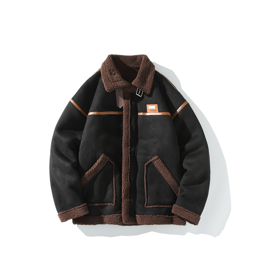 港风外套冬季大码羊羔毛棉服潮男加厚棉衣A029A2905P118控168，男装棉衣，电商A029A