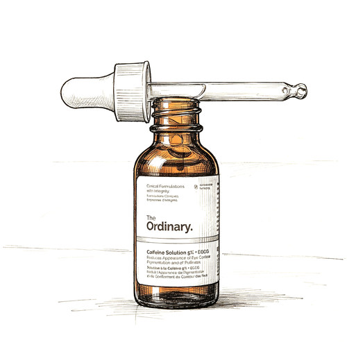 The ordinary咖啡因眼部精华液提亮紧致修护改善眼周暗沉30ml
