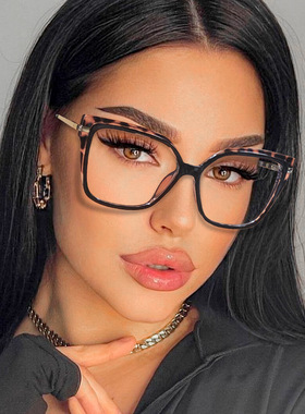 防蓝光镜平光镜woman fashion optical glasses frames for women