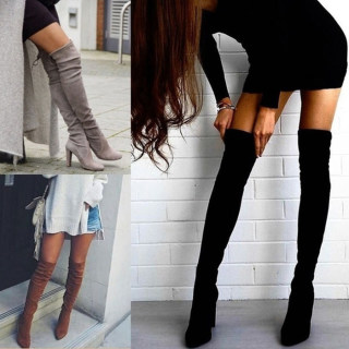 Woman Winter High heels2023女鞋Women Long Boots Ladies Shoes