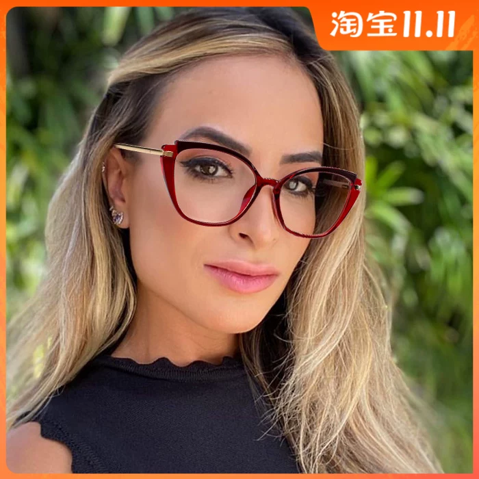 Очки анти-голубой зеркальные FEMale Оптические очки рамка для женщин