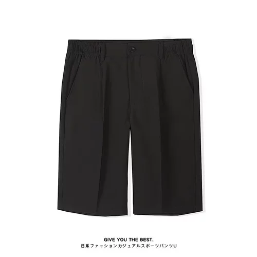 Летние шорты, мужские универсальные штаны для отдыха, свободный прямой крой