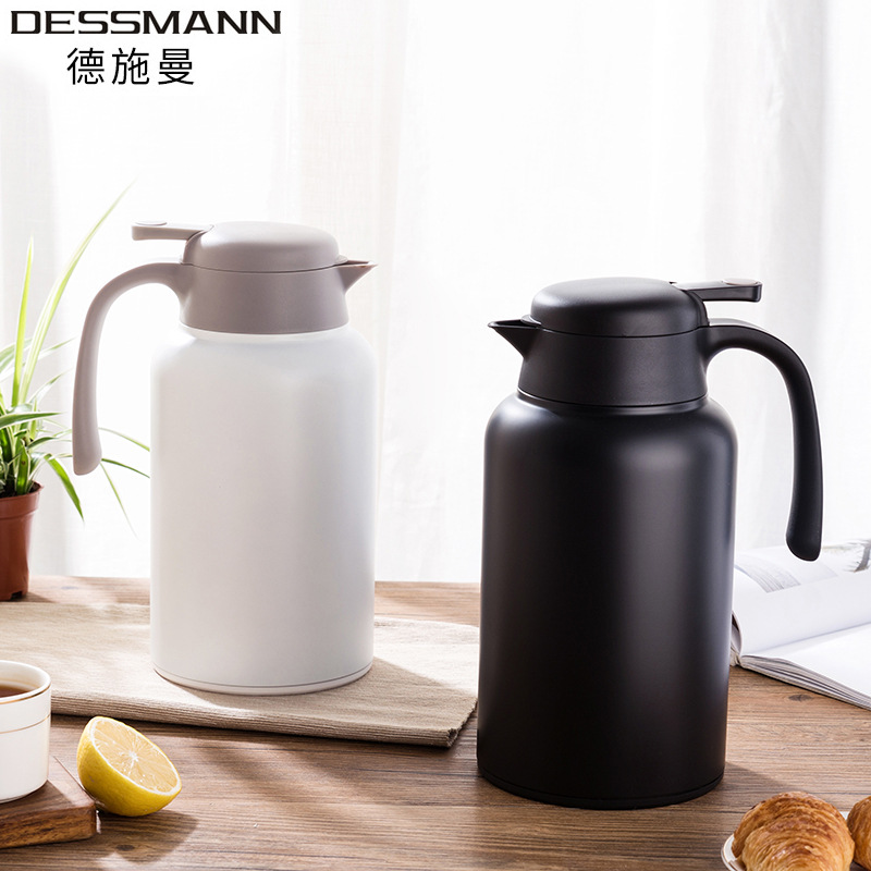 新不锈钢保温壶2L大容量水壶简约 316家用暖水冷水壶百货送礼